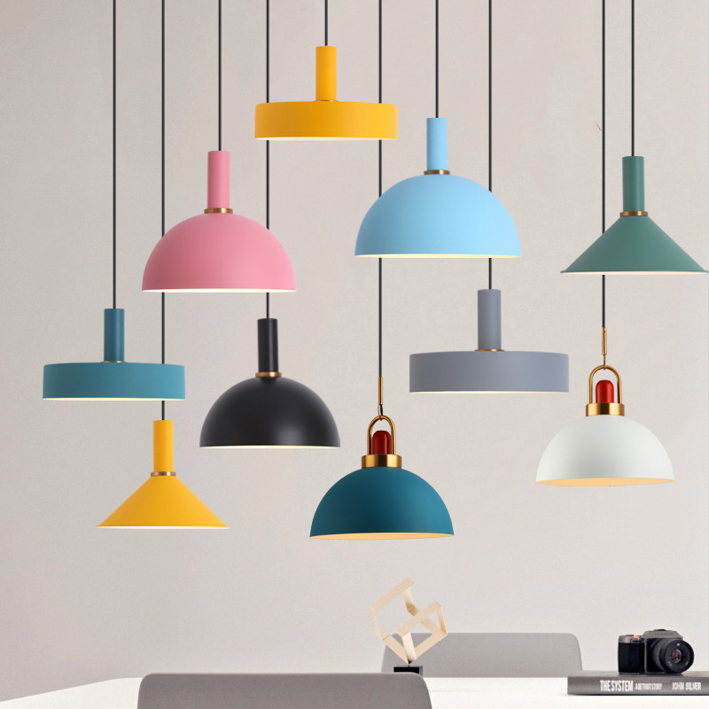 Home Bar And Counter - Nordic LED Pendant Lights Metal Minimalist