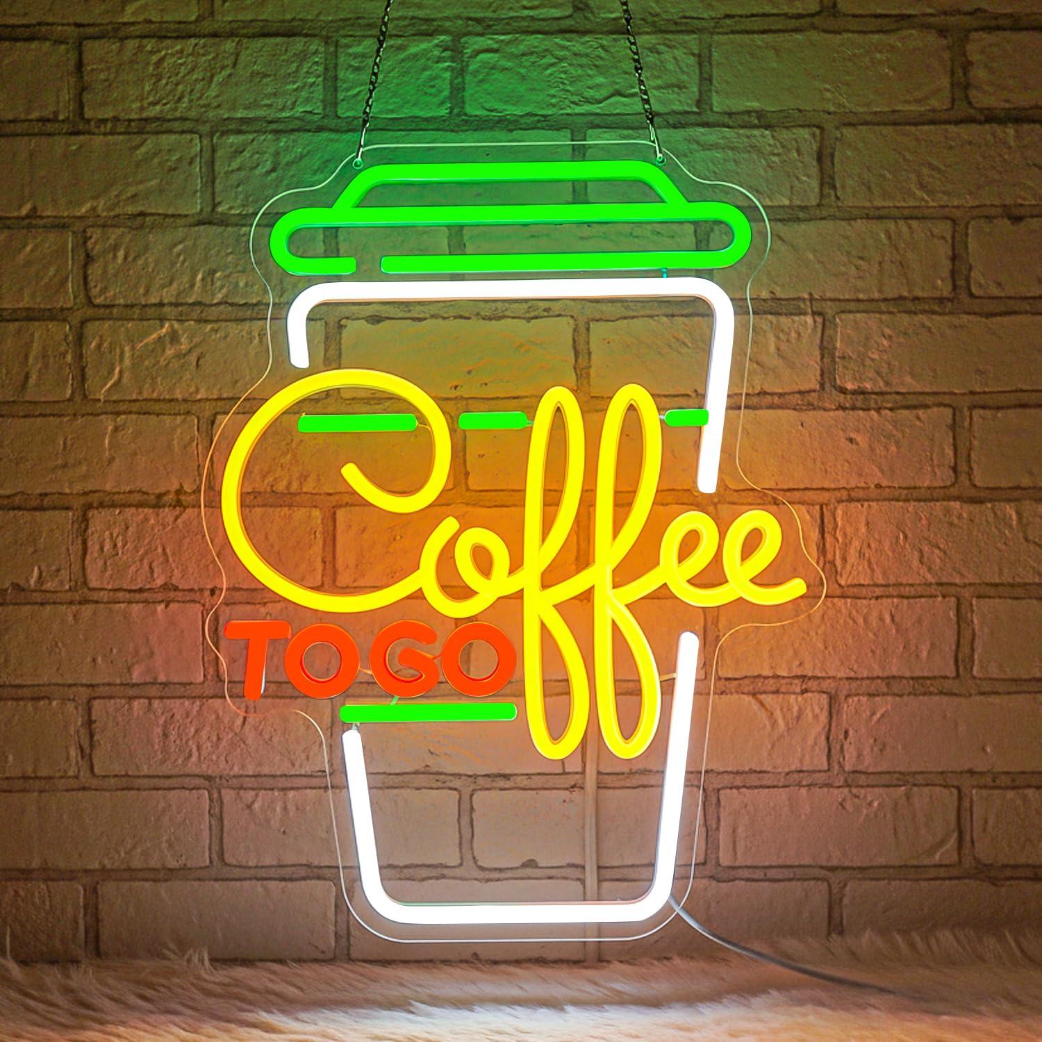 Home Bar And Coffee - Coffee Neon Sign USB Dimmable LED