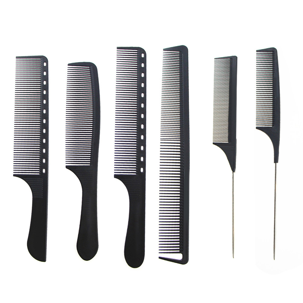Home Barber - 6Pcs Hair Comb Set Anti- Wet