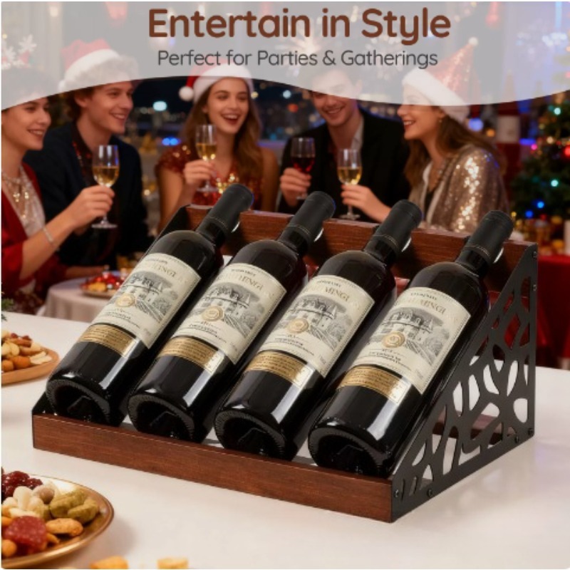 Home Bar Wooden Wine Rack Wine - Home Bar Shelf 评论和价格