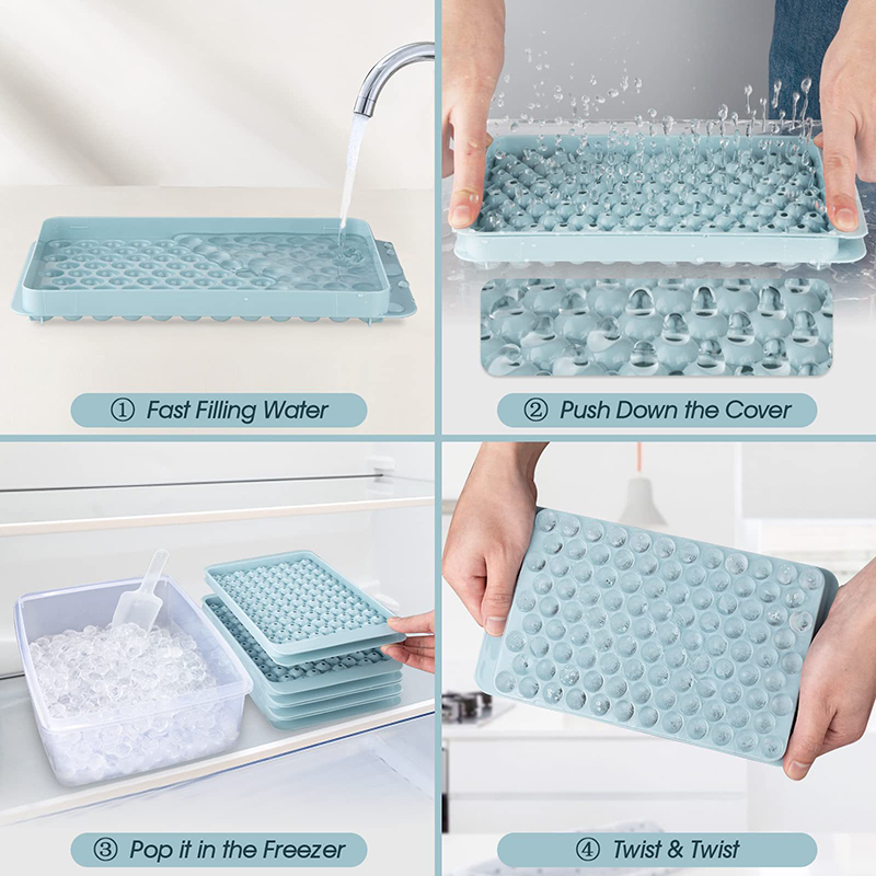 Mini Ice Cube Tray 104 Holes R - Ice Mold Sphere 评论和价格