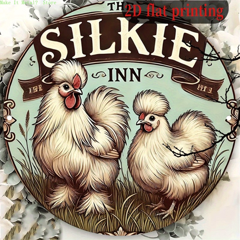 Vintage The Silkie Inn Round T - Home Bar Accessories 评论和价格