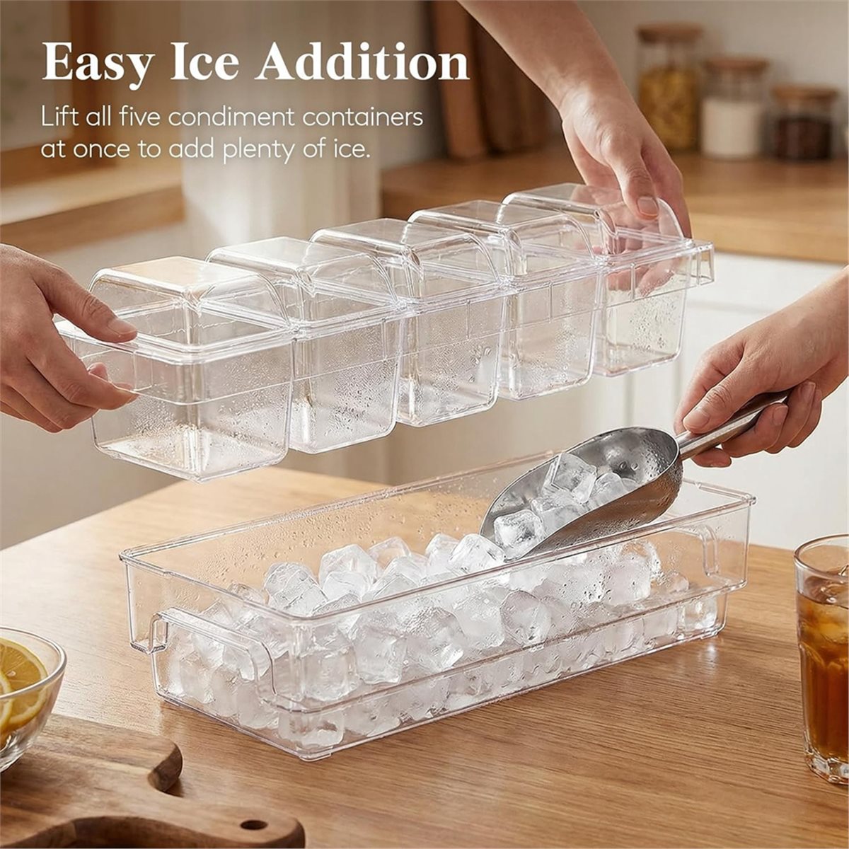 Chilled Condiment Containers,T - Garnish Tray Set 评论和价格