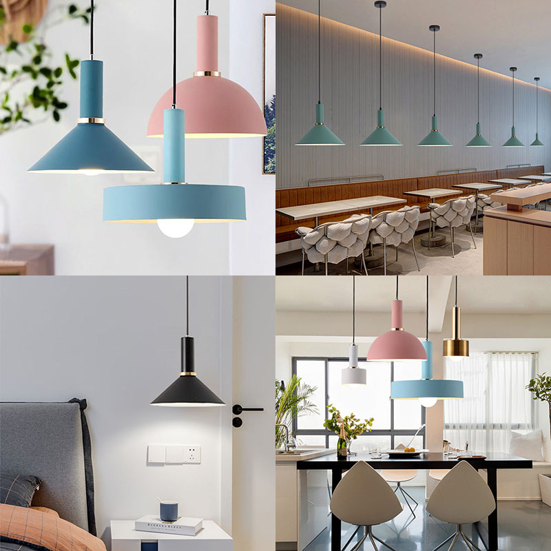Nordic LED Pendant Lights Meta - Home Bar And Counter 评论和价格