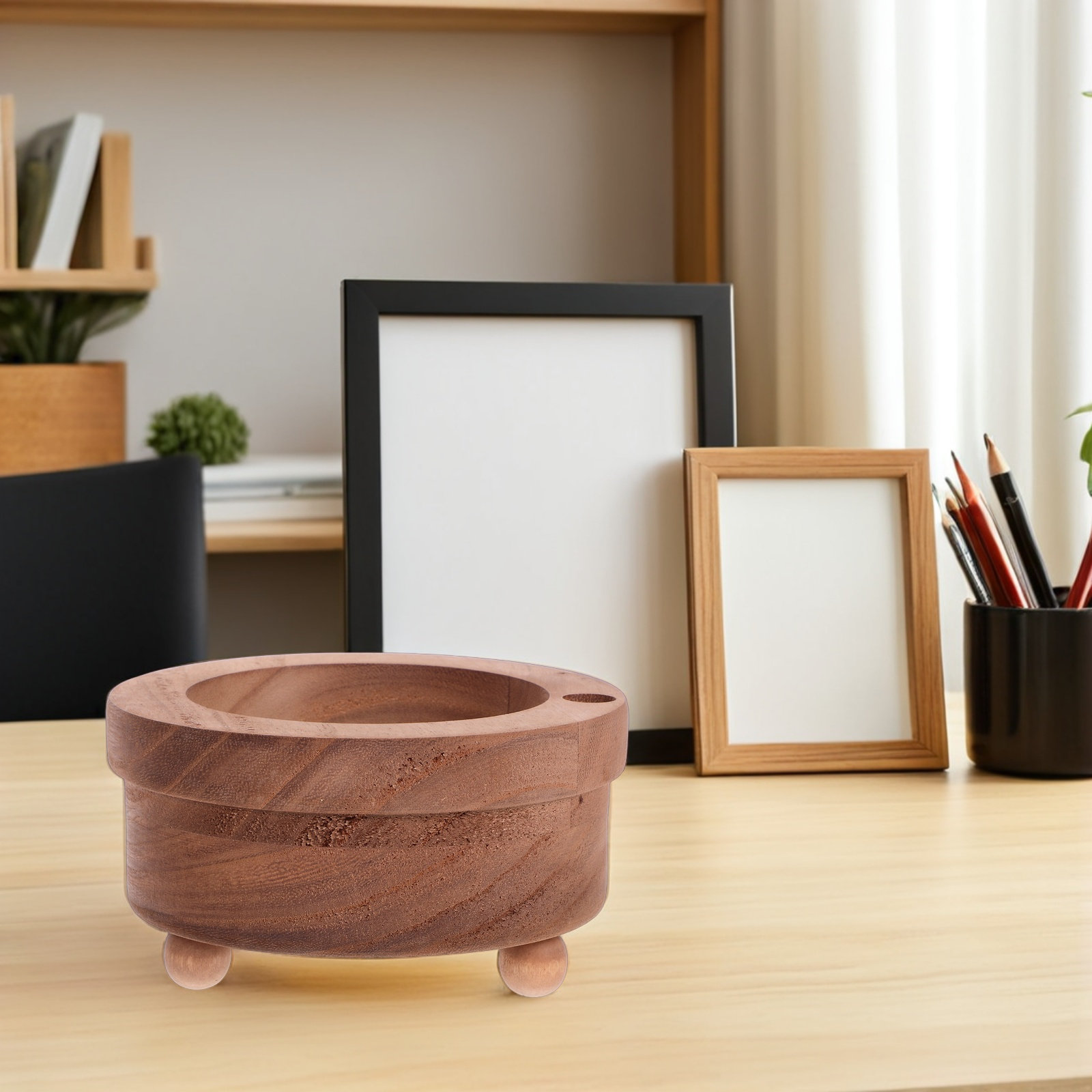 Wooden Cup Holder for Countert - Home Bar And Coffee 评论和价格