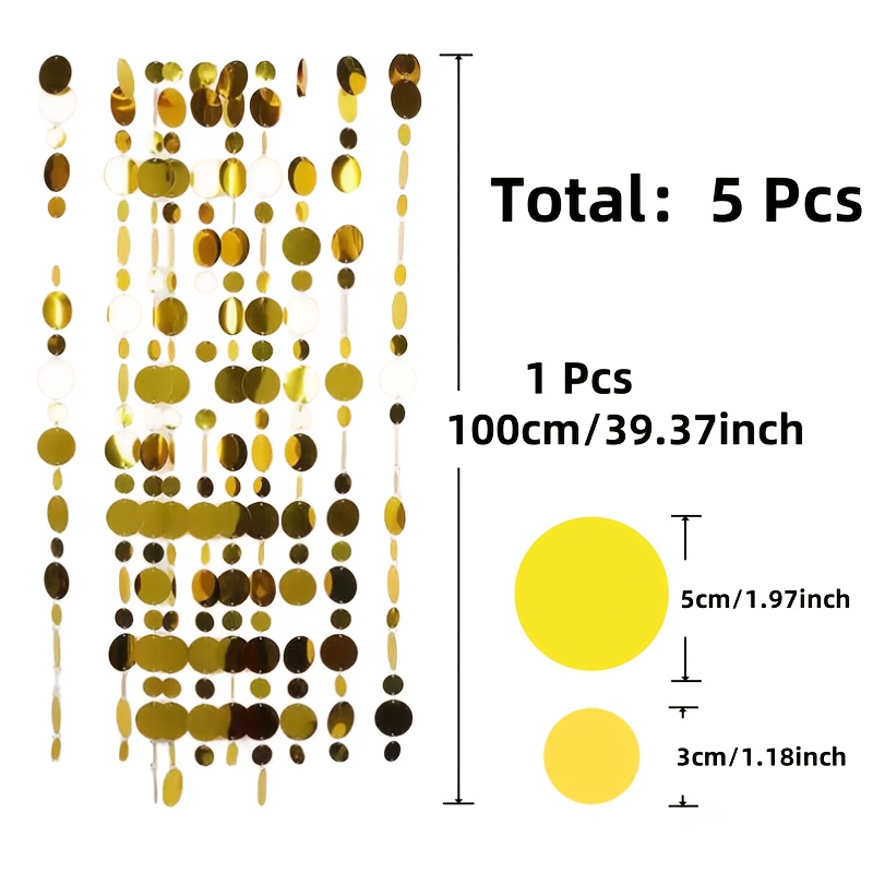 5PCS Circular Sequin Curtain H - Home Bargains 评论和价格