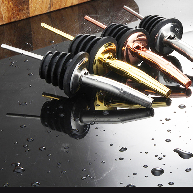 4Pcs Black/Rose Gold/Silver Li - Bitters Bottle Set 评论和价格