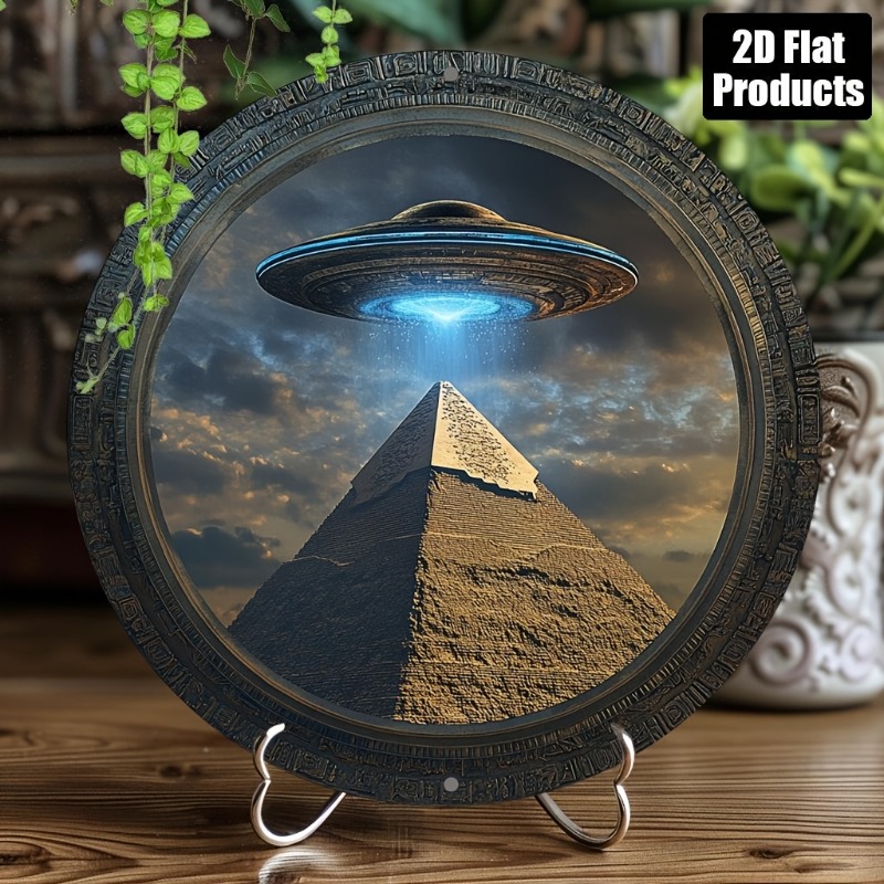Pyramid UFO Theme Round Alumin - Home Bar Accessories 评论和价格