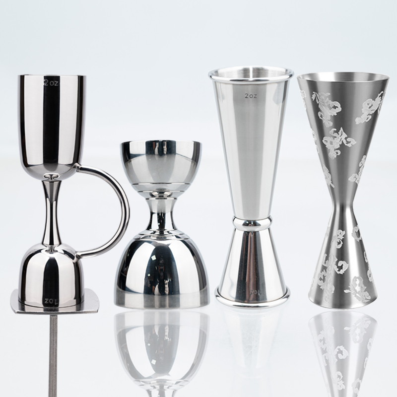 Stainless Steel Double Jigger  - Bitters Bottle Set 评论和价格