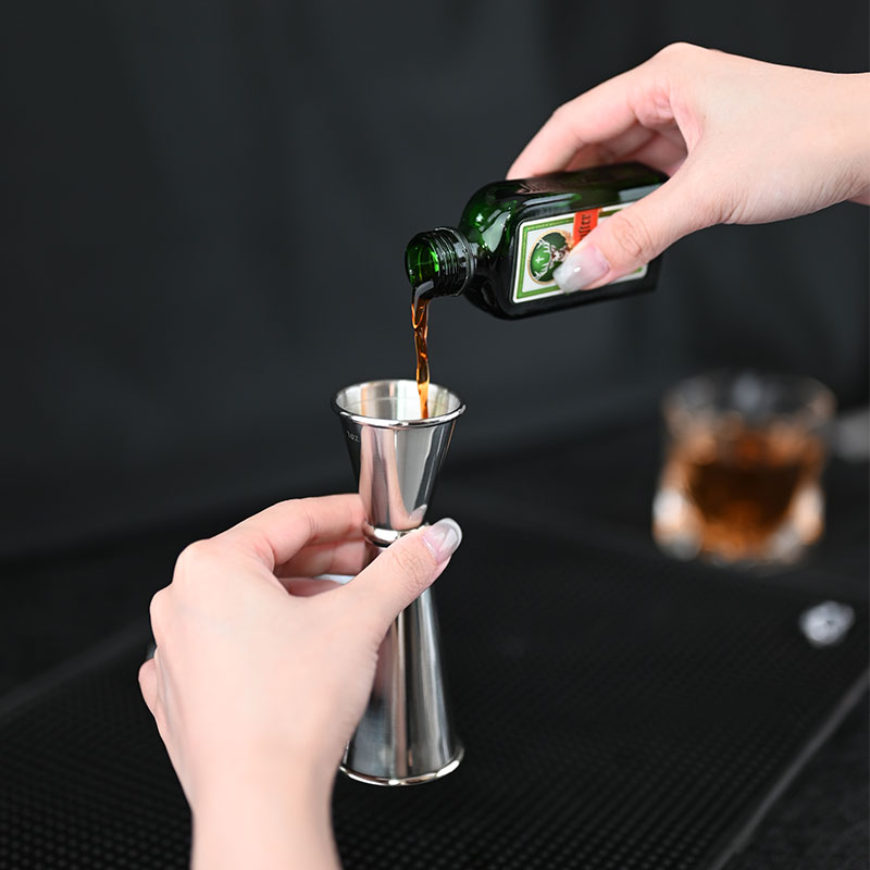 Stainless Steel Double Jigger  - Bitters Bottle Set 评论和价格
