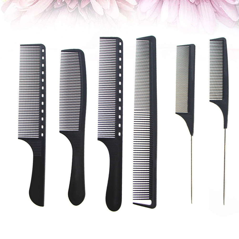 6Pcs Hair Comb Set Anti- Wet D - Home Barber 评论和价格