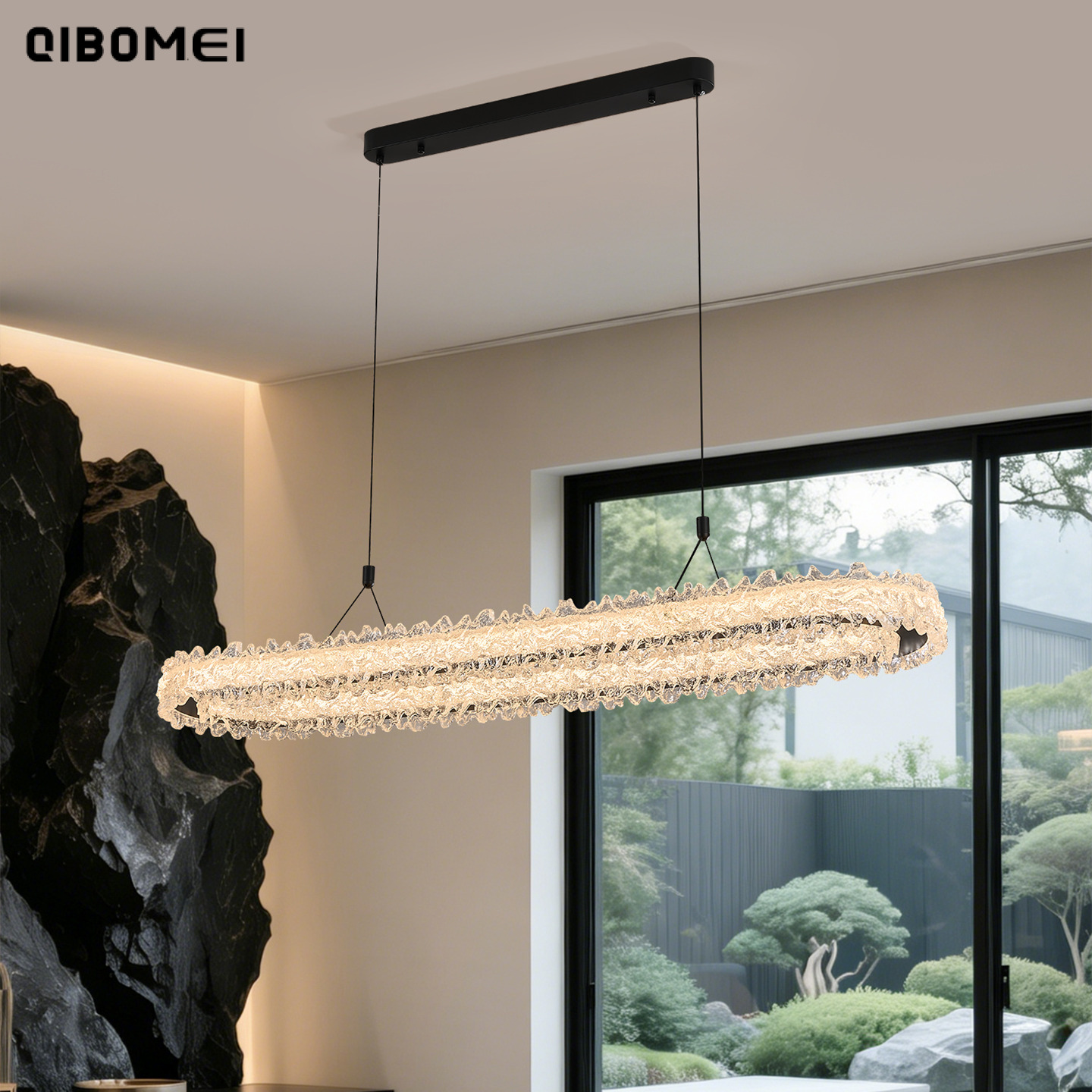 Simple LED Restaurant Pendant  - Home Bar Word 评论和价格