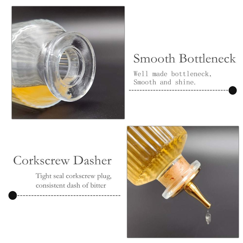 Bar Birdcage Dash Bottle 140ml - Bitters Bottle Set 评论和价格