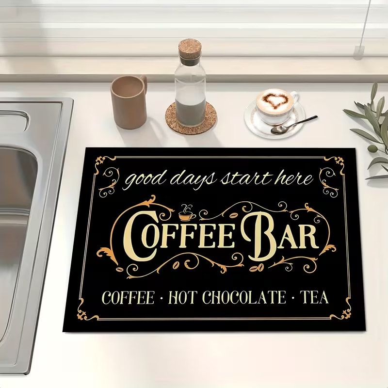 Coffee Machine Mat Microwave O - Bar Mat Rubber 评论和价格