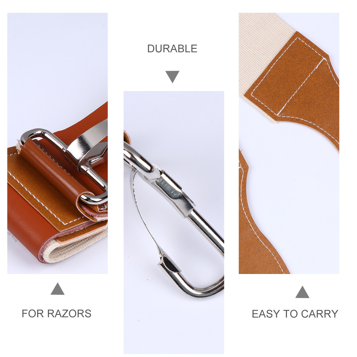 Canvas Backed Razor Strop Doub - Home Barber 评论和价格