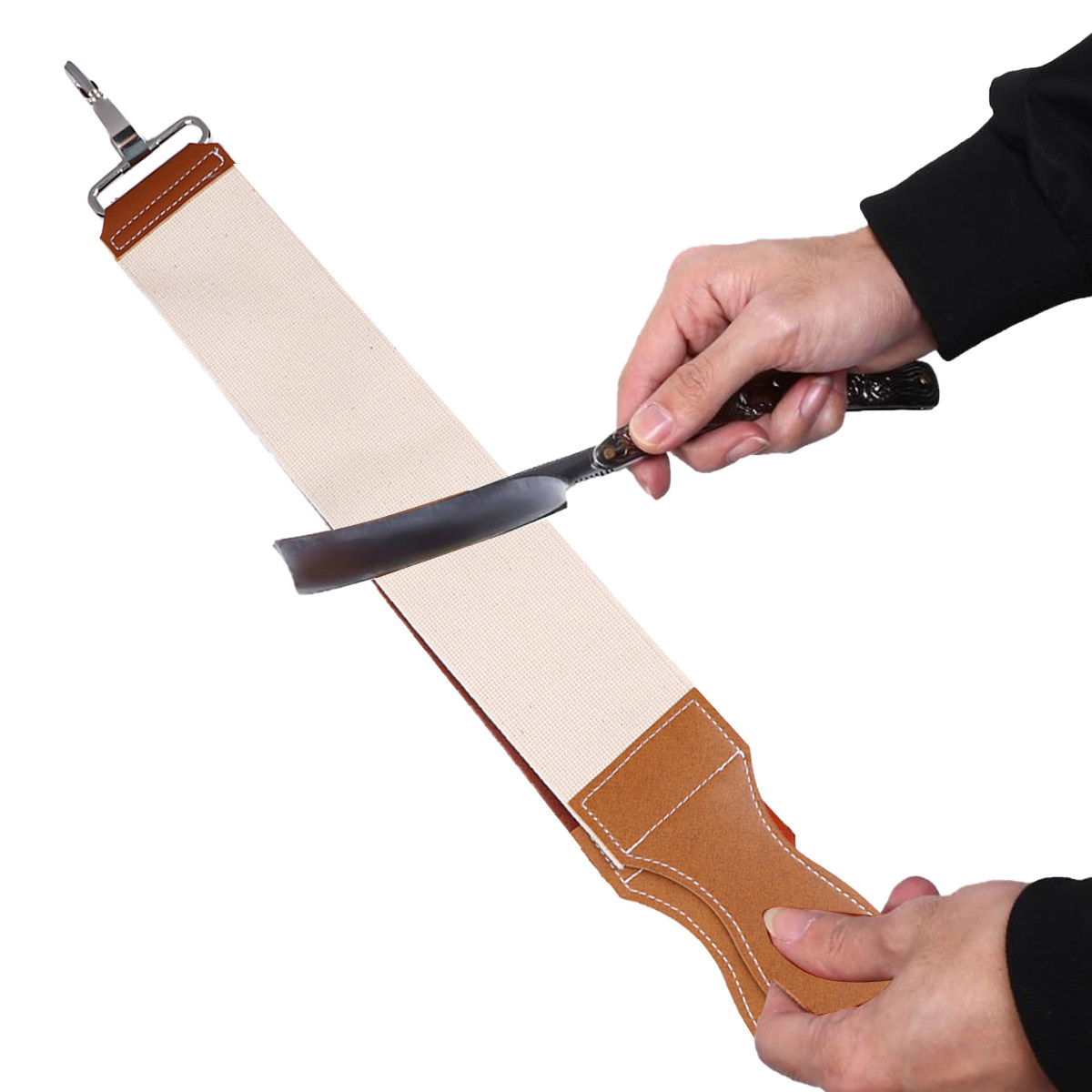 Canvas Backed Razor Strop Doub - Home Barber 评论和价格