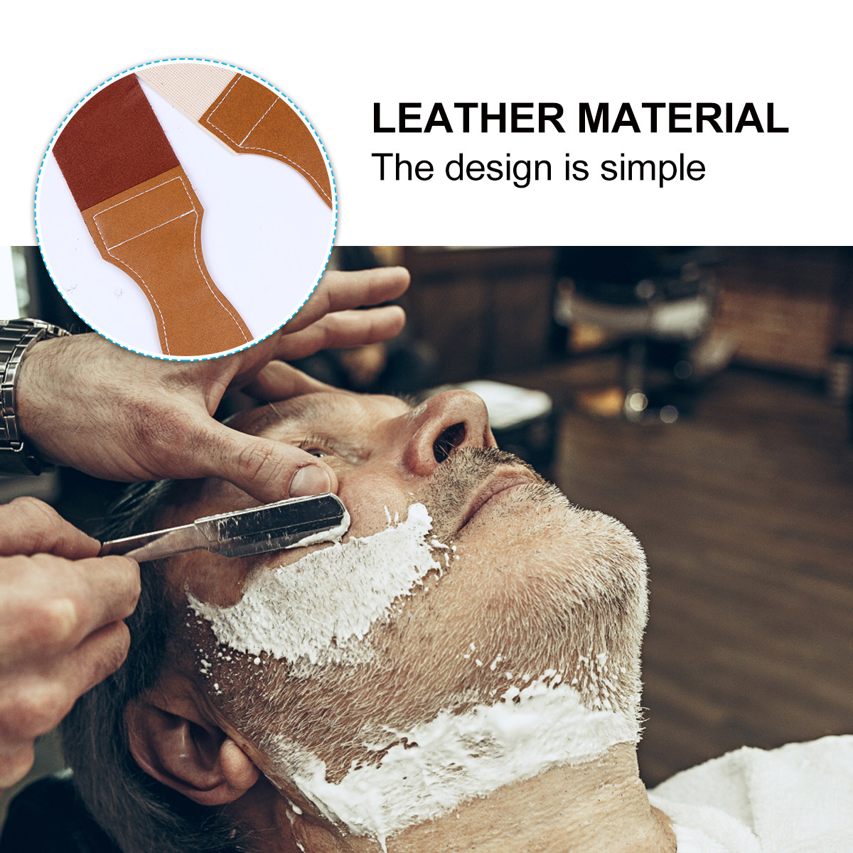Canvas Backed Razor Strop Doub - Home Barber 评论和价格