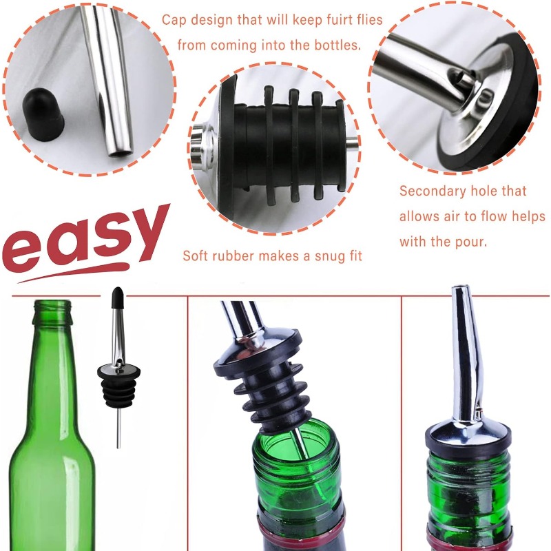 Stainless Steel Wine Bottle St - Bitters Bottle Set 评论和价格