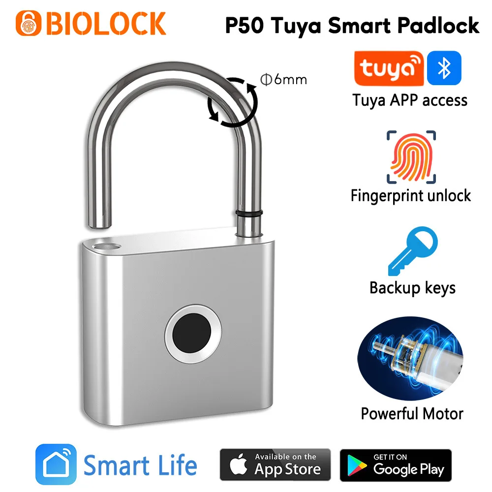 Fingerprint Padlock Bluetooth  - Home Bargains 评论和价格