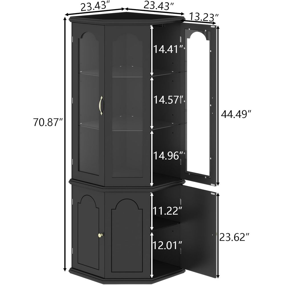 Illuminated Bar Cabinet with T - Home Bar Shelf 评论和价格